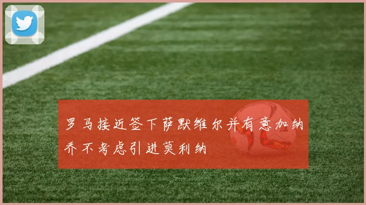 罗马接近签下萨默维尔并有意加纳乔不考虑引进莫利纳